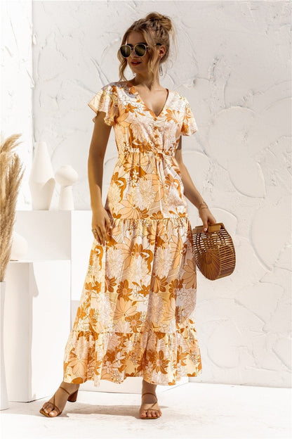 LB | "Kailani" Elegancka designerska sukienka maxi