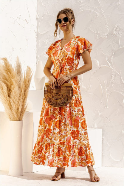 LB | "Kailani" Elegancka designerska sukienka maxi