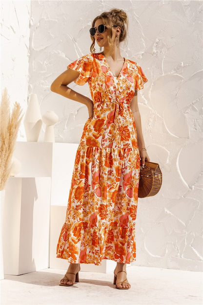 LB | "Kailani" Elegancka designerska sukienka maxi