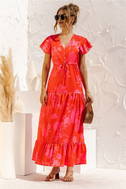 LB | "Kailani" Elegancka designerska sukienka maxi