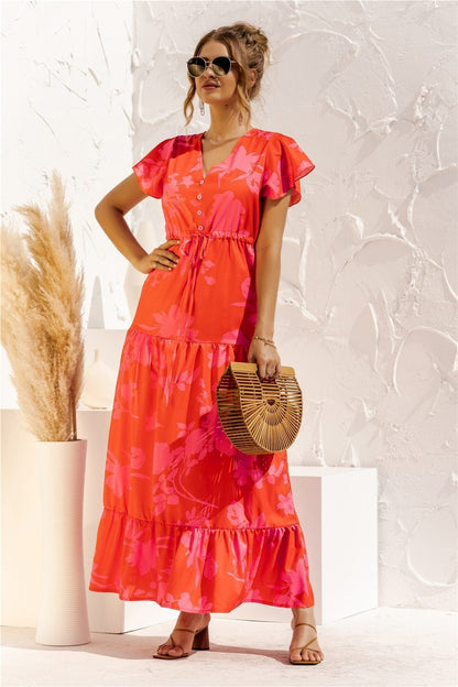 LB | "Kailani" Elegancka designerska sukienka maxi