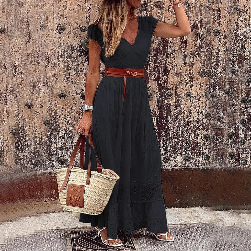 LB | "Carlina" designerska sukienka maxi