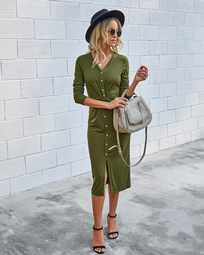 LB | "Nita" Elegancka sukienka midi