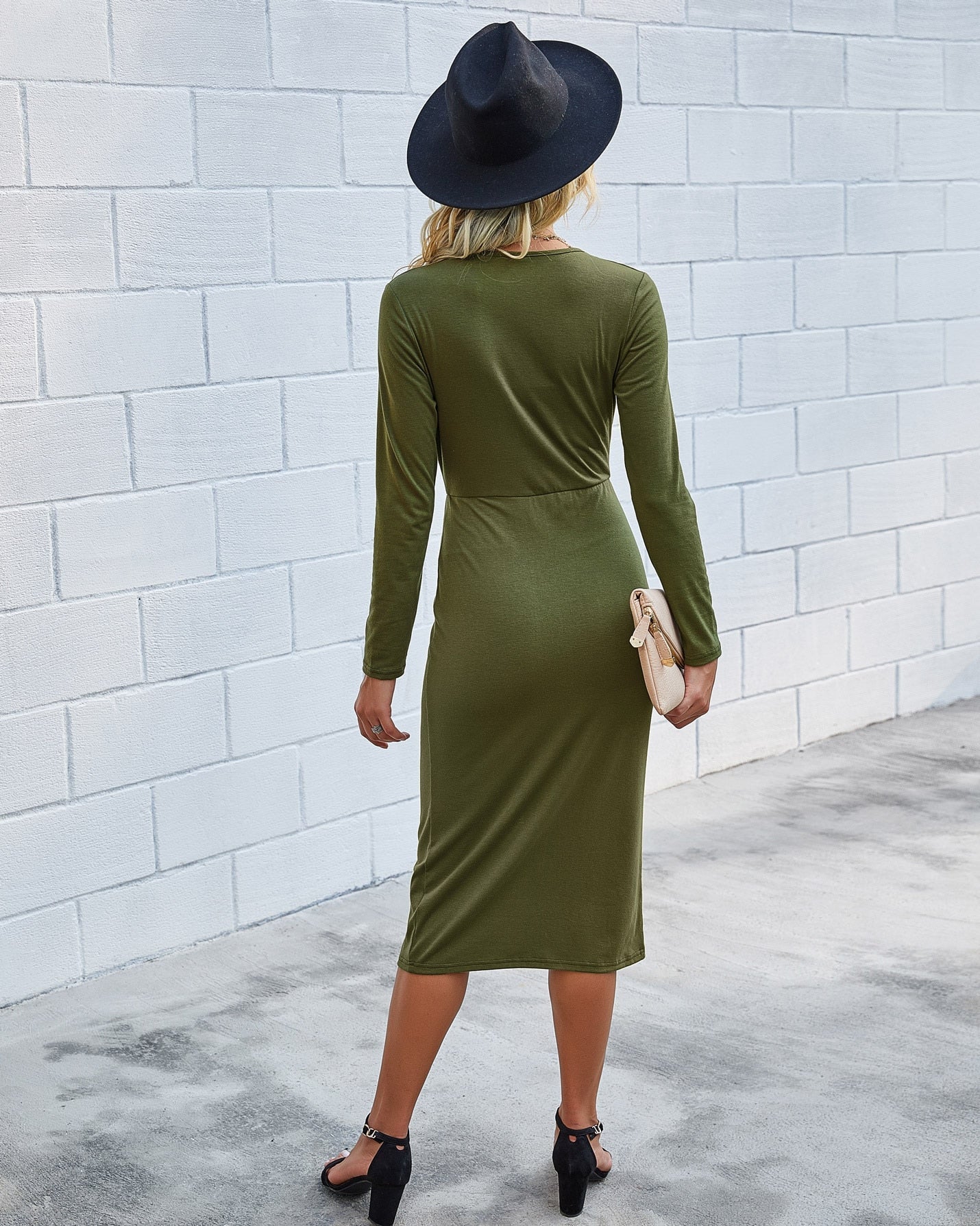 LB | "Nita" Elegancka sukienka midi
