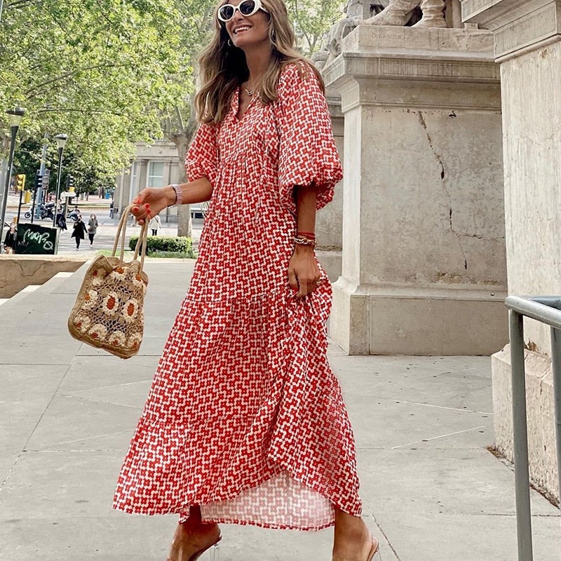 LB | "Simone" designerska sukienka maxi
