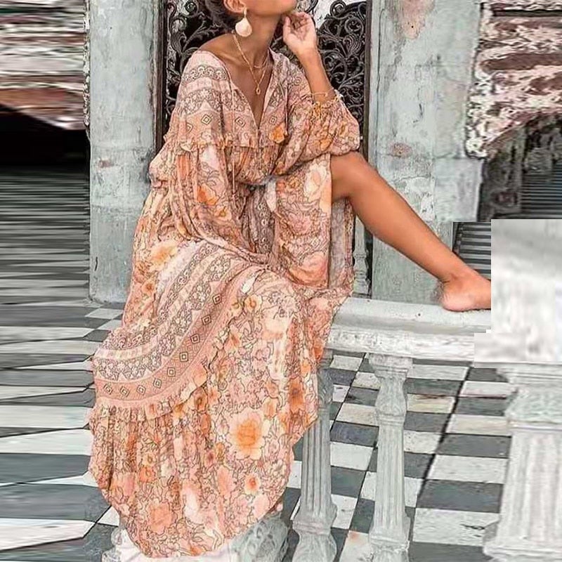 LB | "Mirabella" Elegancka sukienka maxi