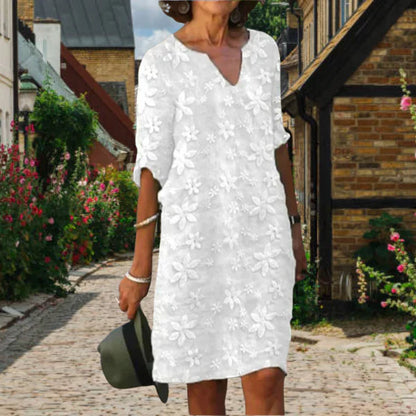 LB | Elegancka letnia sukienka maxi dla kobiet