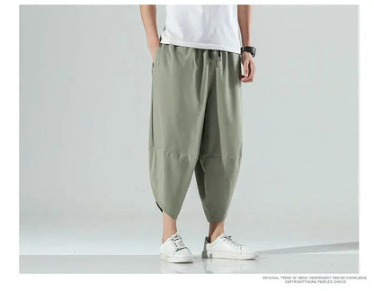 AS | Haremowe spodnie do biegania w stylu vintage