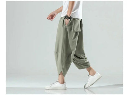 AS | Haremowe spodnie do biegania w stylu vintage