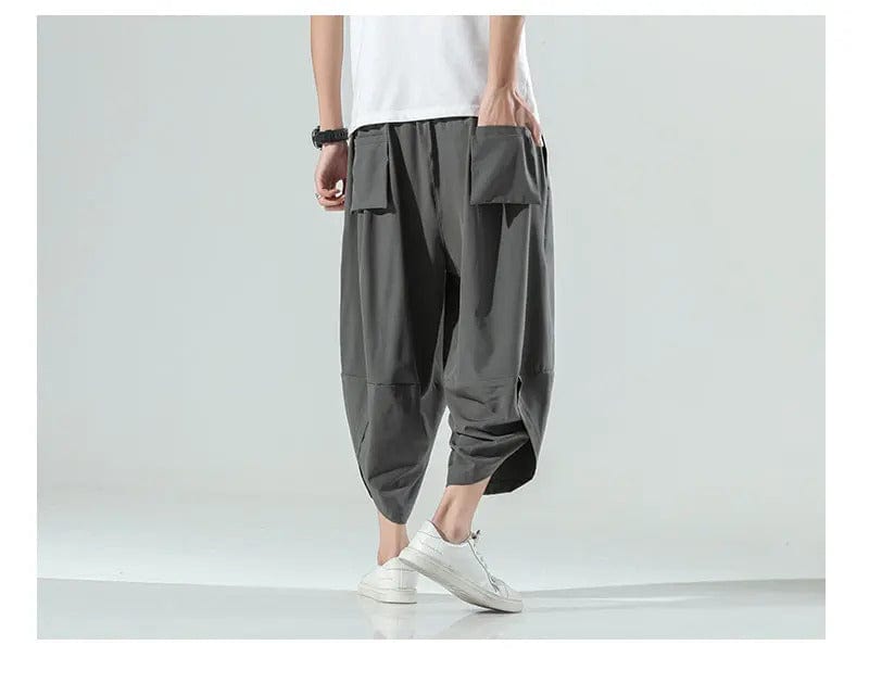 AS | Haremowe spodnie do biegania w stylu vintage