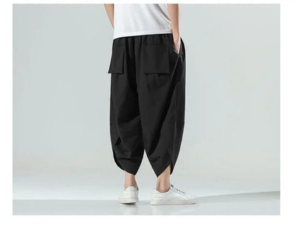 AS | Haremowe spodnie do biegania w stylu vintage