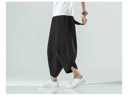 AS | Haremowe spodnie do biegania w stylu vintage