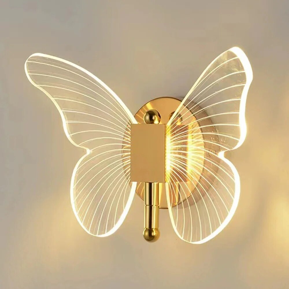 FlutterLuxe - Lampy wiszące w kształcie motyli
