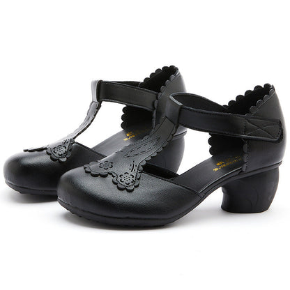 LB | Ponadczasowe buty w stylu vintage na obcasie