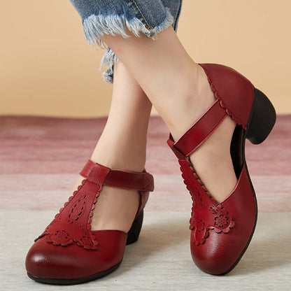 LB | Ponadczasowe buty w stylu vintage na obcasie